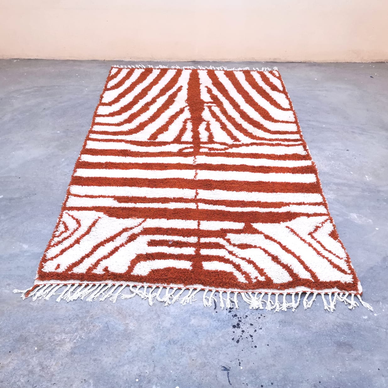 Redlines Beni Ouarain Berber Rug 4.85 ft x 8.20 ft ( RA#03779 )