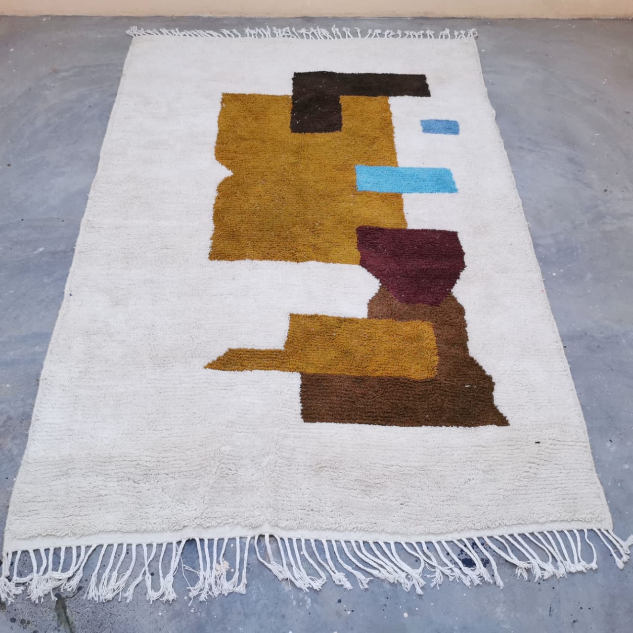 Browny Beni Ouarain Berber Rug  6.62 ft x 9.97 ft ( RA#08343 )