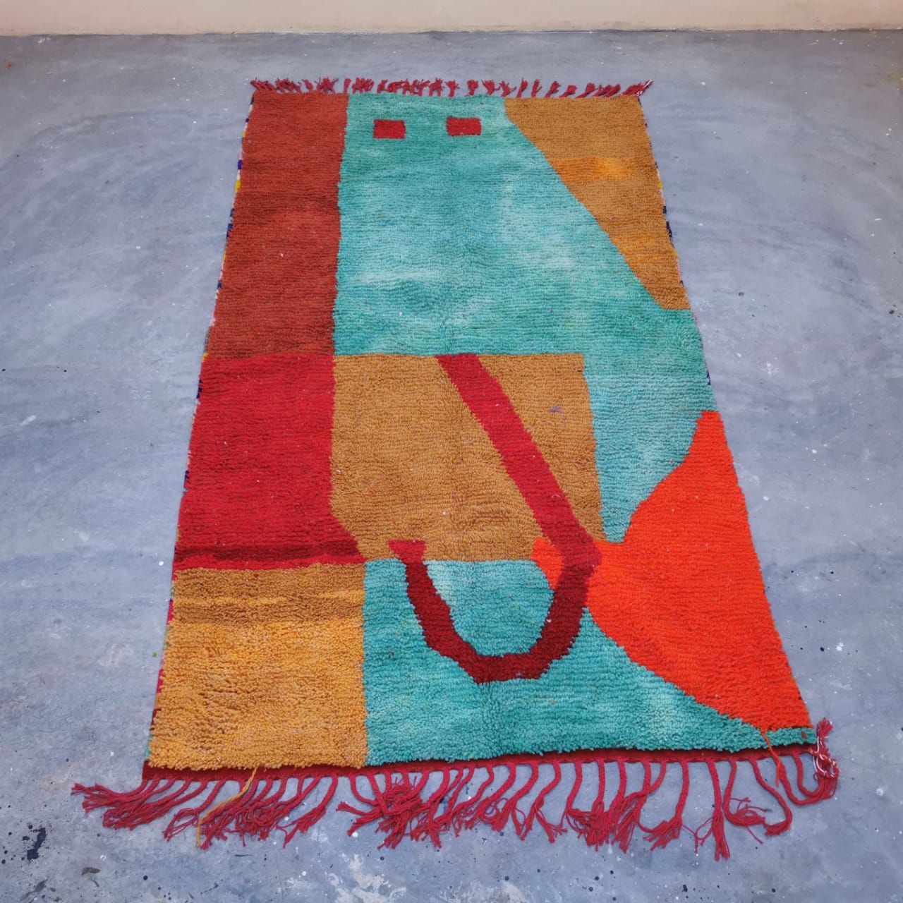 Colorful Azilal Berber Rug  4.88 ft x 8.39 ft ( RA#07945 )